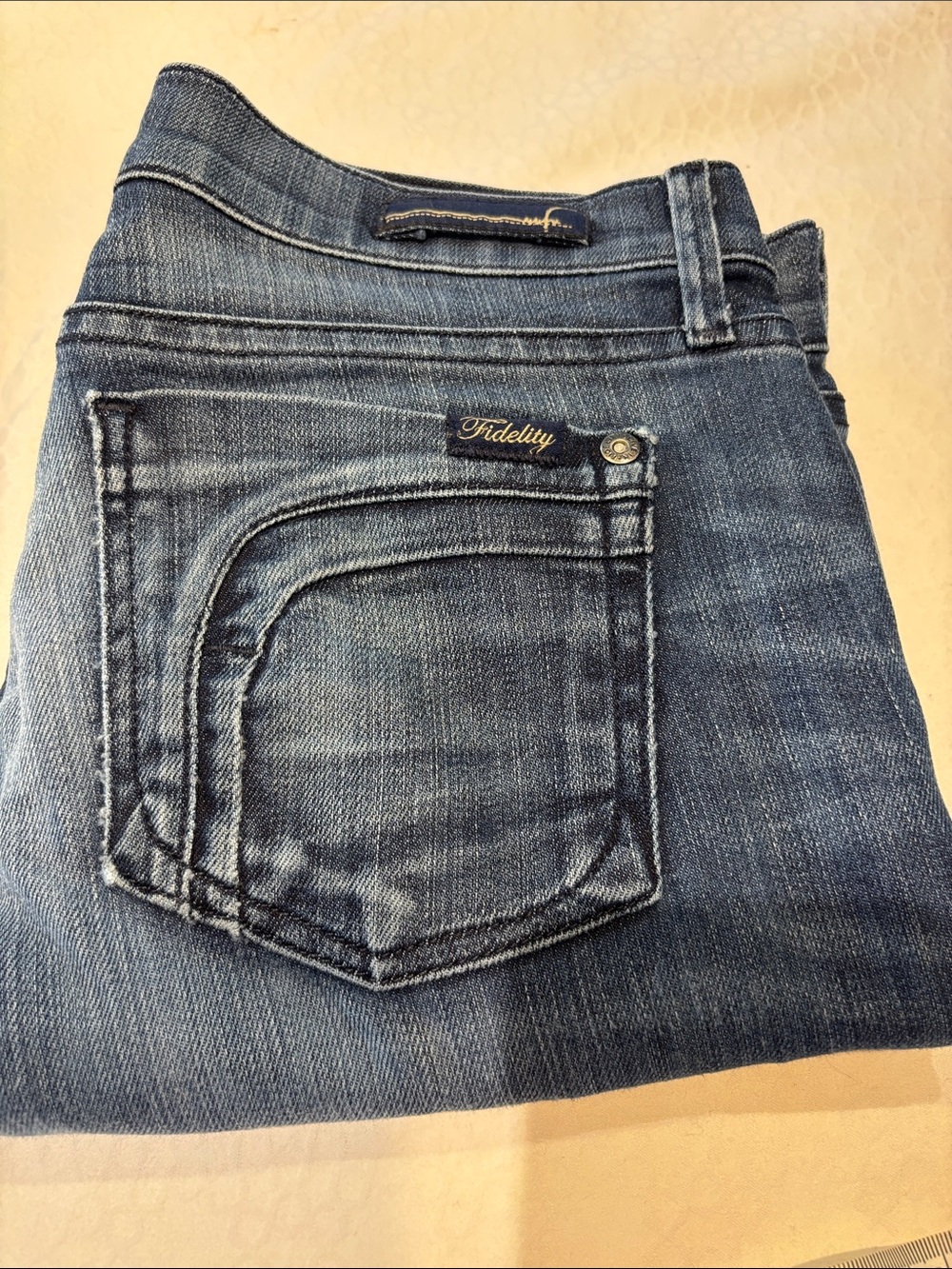 Women's Dark Blue Stretch Denim Jeans